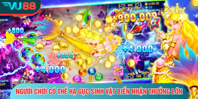 Bắn Cá Thần Tài | Trải Nghiệm Săn Thưởng Khủng Cực Đỉnh Cao Người chơi có thể hạ gục sinh vật biển nhận thưởng lớn