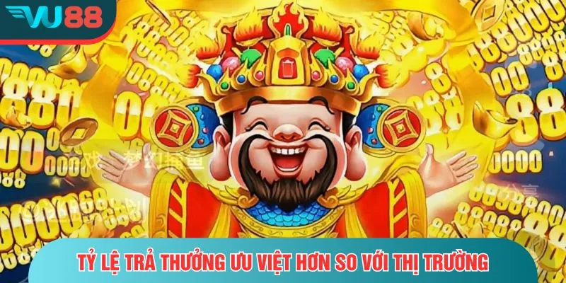 Nổ Hũ Thần Tài – Trải Nghiệm Quay Hũ, Săn Vàng Cực Dễ Tỷ lệ trả thưởng ưu việt hơn so với thị trường